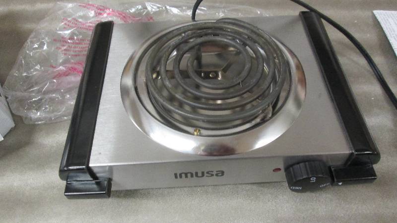 Imusa Single Burner Hot Plate open ...