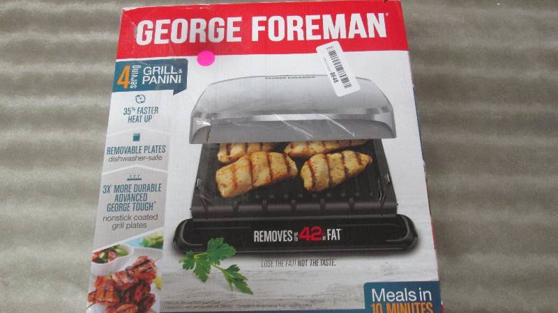 George Foreman 4 Serving Grill Pani...