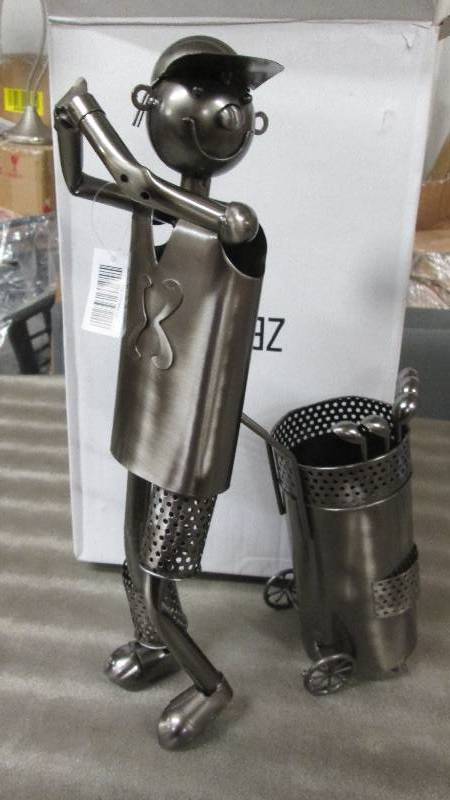 Tin Golf Man Dcor...