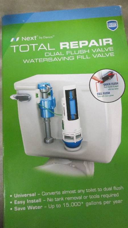 Total Repair Dual Flush Valve, Fill...