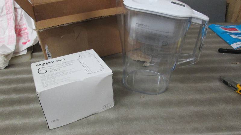 Amazon Basics Pitcher with 6 Filter...