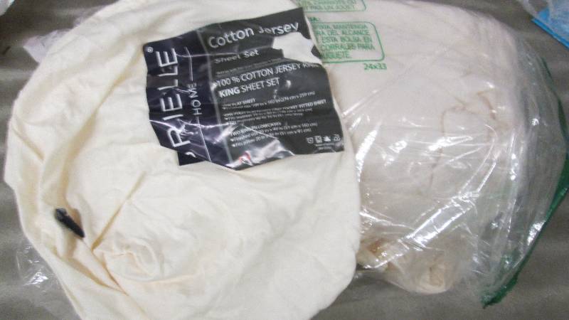 100% Cotton Ivory Jersey Knit King ...