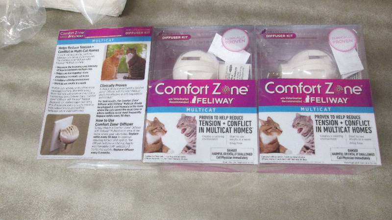 Lot of 3 Comfort Zone Feliway Multi...