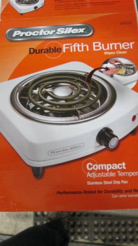 Protor Silex Durable 5th Burner tes...