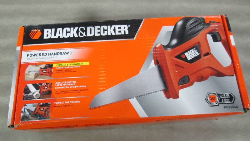 Black & Decker Powered Handsaw open...