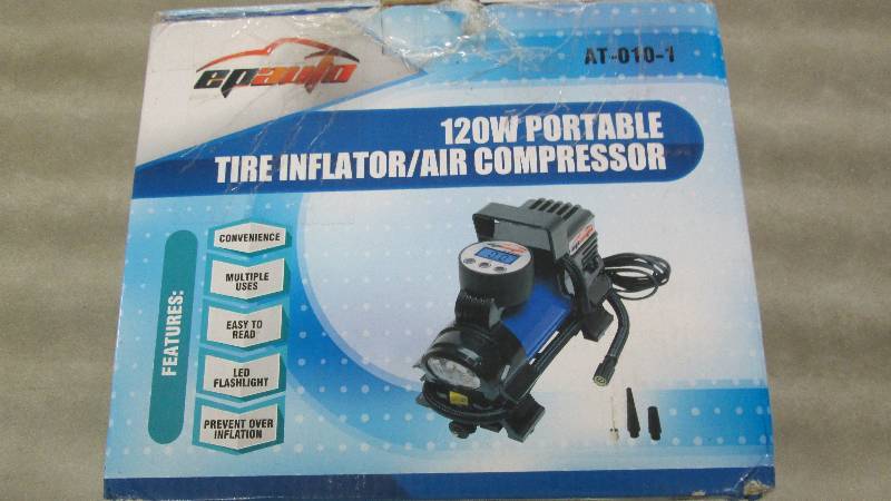 Epauto120W Portable Tire InflatorA...