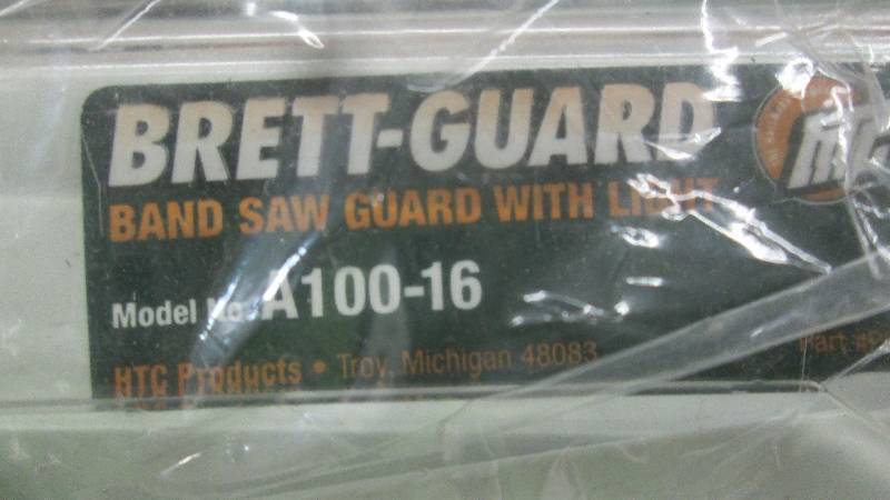 Brett Guard Band Saw Guard open box...