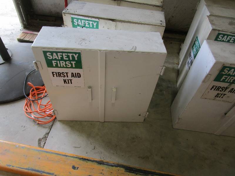 (7) Steel Cabinets 2x2x8