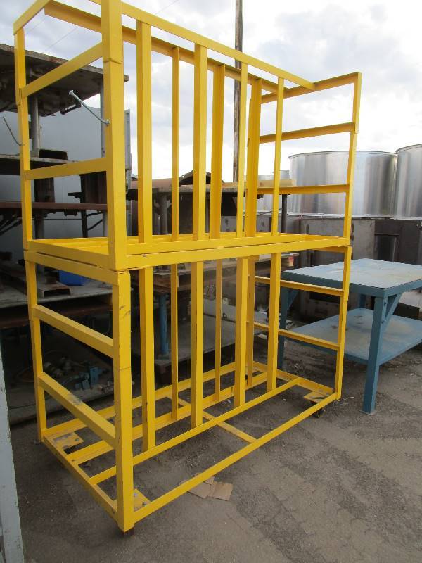 Steel Rack on Wheels 6x38x7