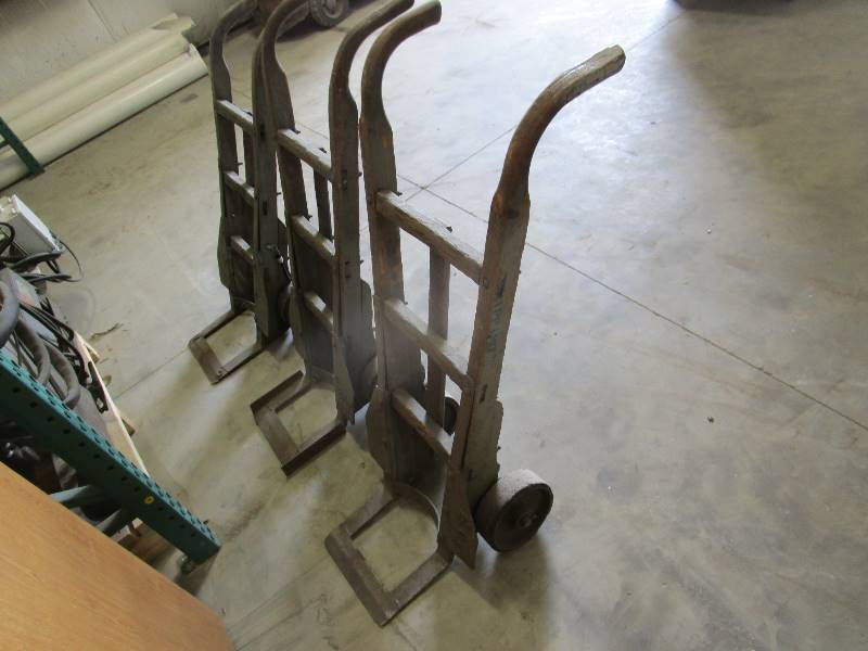 (3) 2 wheel Hand Carts