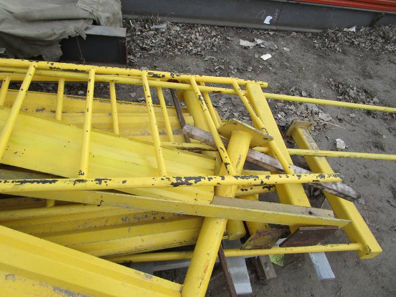 Pallet of Steel Safety Fencing