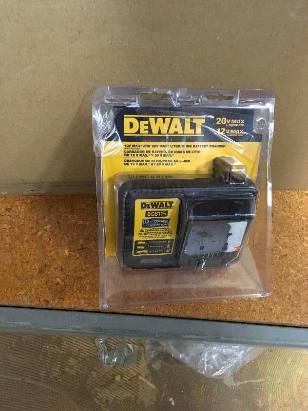 lot 26 image: DeWalt 12-Volt to 20-Volt Lithium-Ion Battery Charger like new