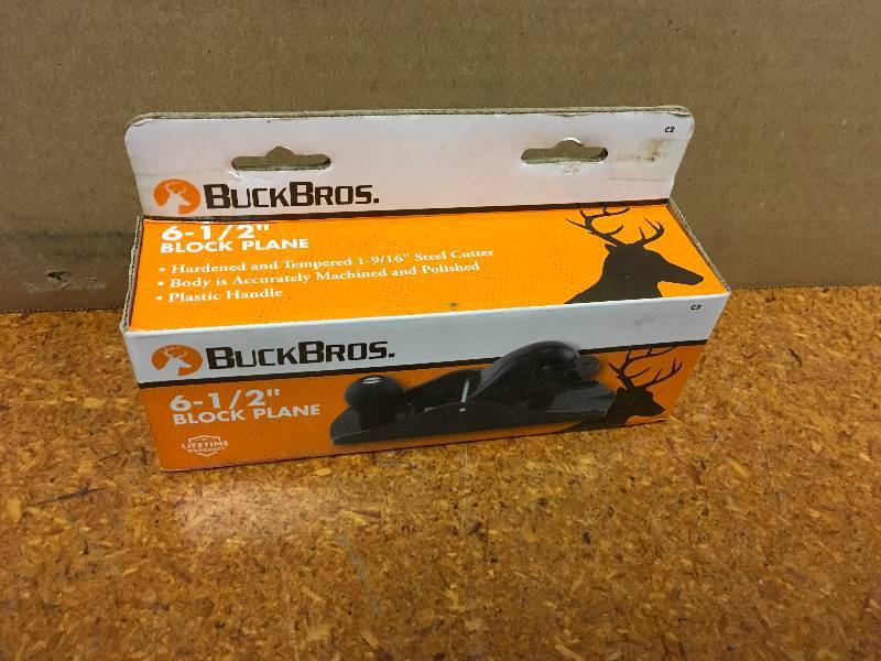 lot 28 image: BuckBros 6-12 in. Block Plane not used