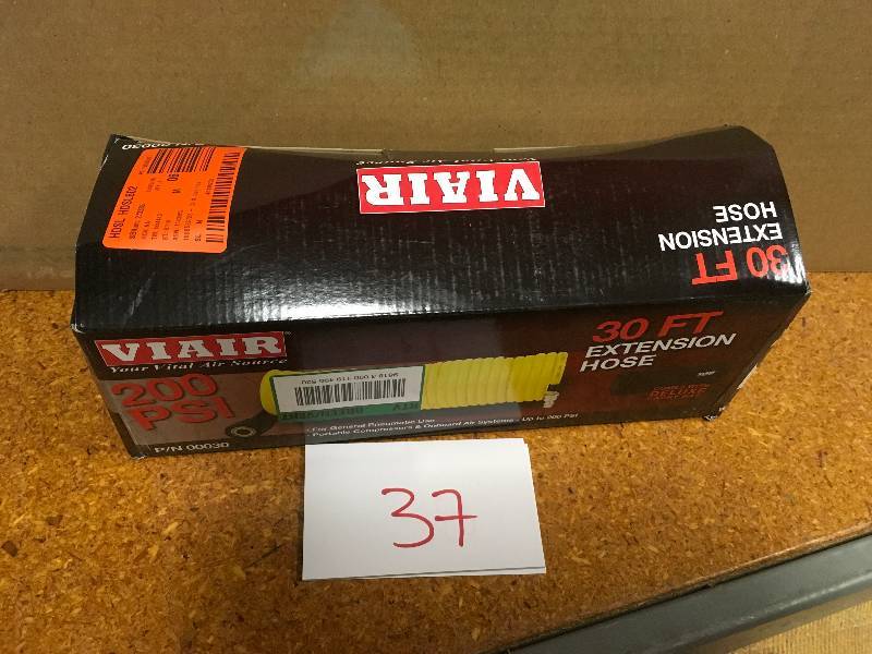 lot 37 image: Viair 30 ft. Coil Hose not used
