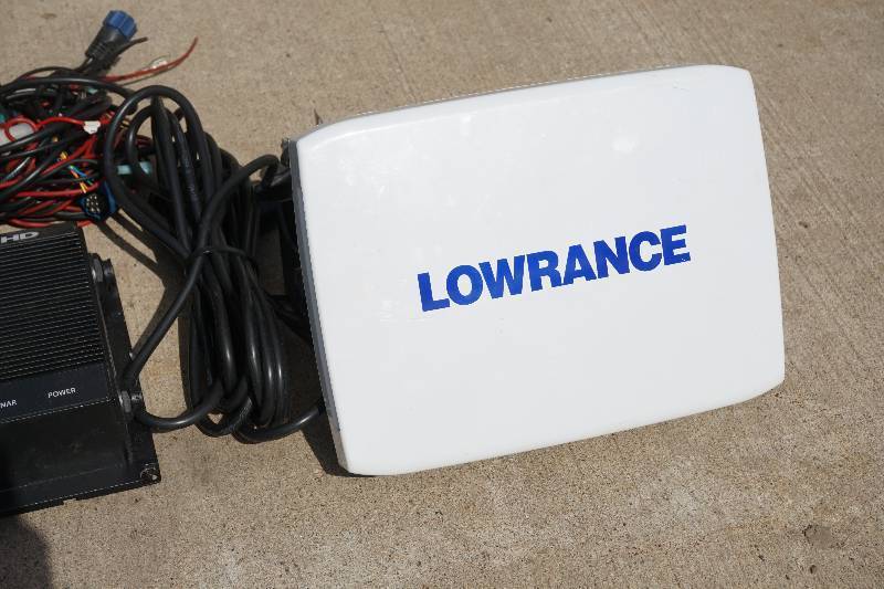 lot 10 image: Lowrance Model HDS8 Insight Fish Locator With Lowrance X4 BowStern Mount Locator With Transducer