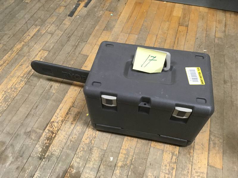 lot 17 image: Ryobi  Gas Chainsaw in good working condition