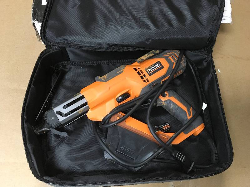 lot 80 image: RIDGID 3 In. Drywall and Deck Collated Screwdriver R6791 used.