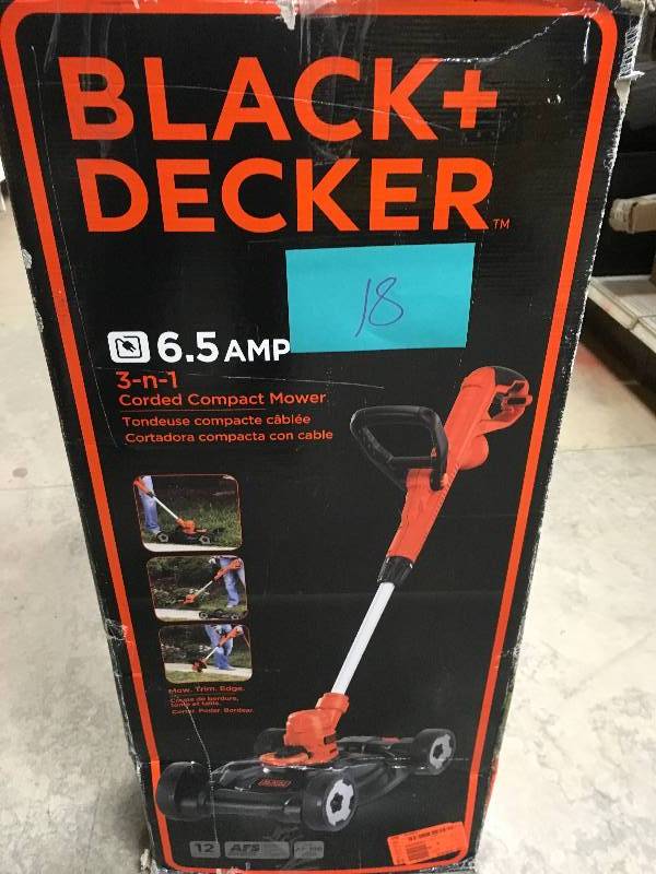 Black and Decker 200 v 3-n-1 cordless compact mower