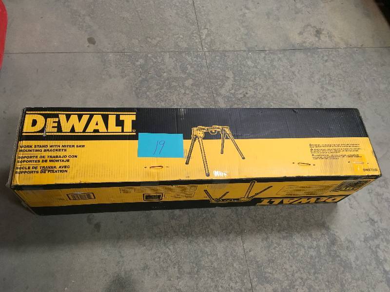 Dewalt Work Stand with miter saw brackets  not used