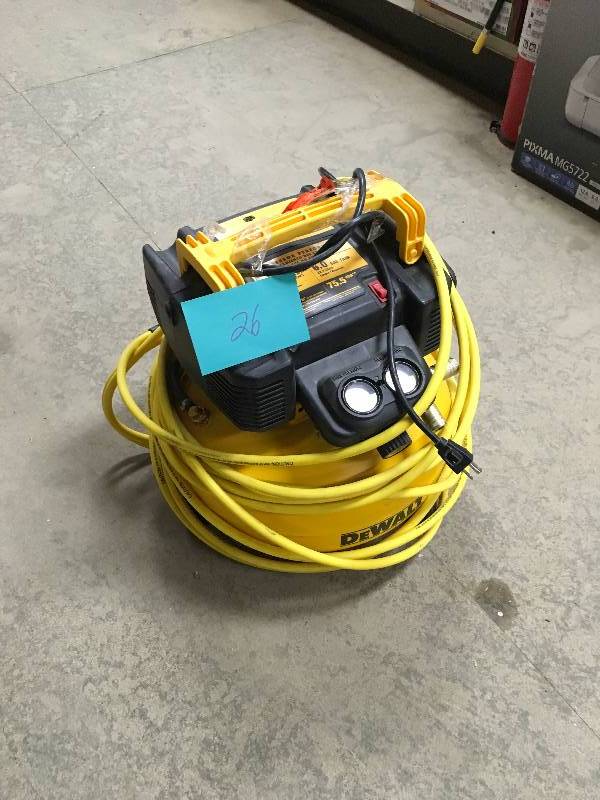 Dewalt 6.0 gallon pancake compressor used