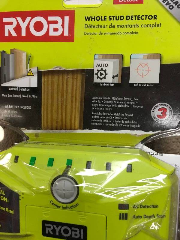 Ryobi whole stud detector in good condition