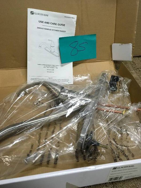 Glacier Bay Single-Handle Standard Kitchen Faucet in Chrome