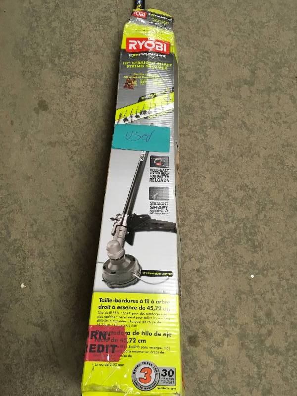 Ryobi 18 inch weed wacker used