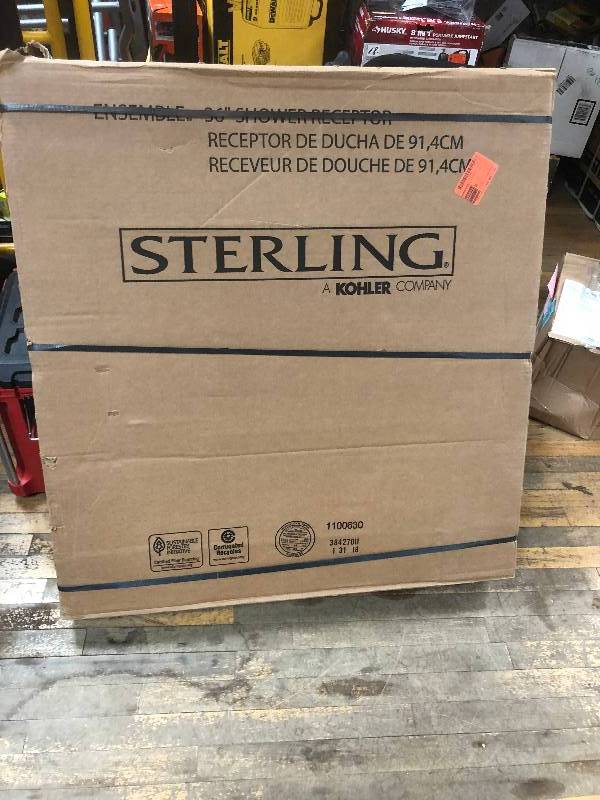 lot 33 image: Sterling 36 Shower Receptor Not Used