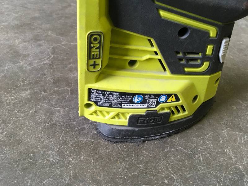 lot 88 image: Ryobi 18-Volt ONE Corner Cat Finish Sander  used in working condition