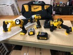 lot 31 image: Dewalt 4 PC SET in good condition not used