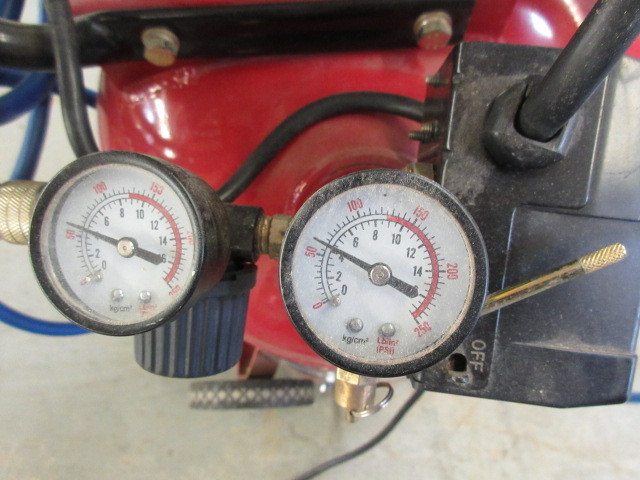 lot 314 image: POWERMATE 12 GALLON AIR COMPRESSOR