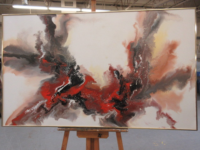 lot 342 image: ABSTRACT PAINTING BY SCHELLENBARGER