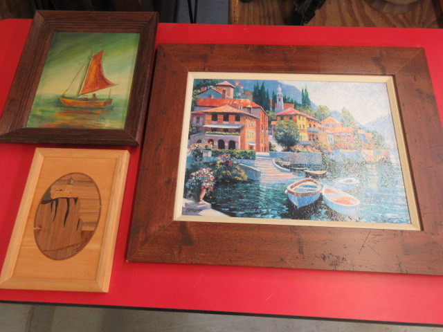 lot 352 image: THREE NICE FRAMED PRINTS