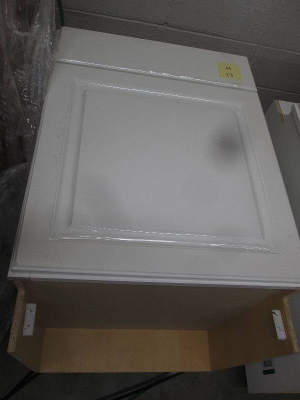 24 inch White Vanity Assembled - mi...