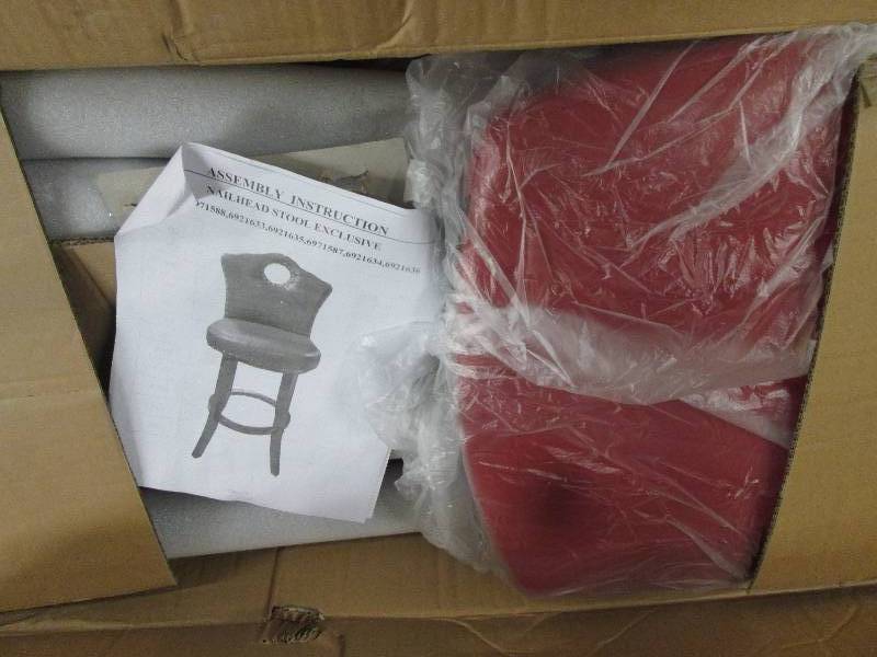 Nailhead Swivel Stool open box  Ret...