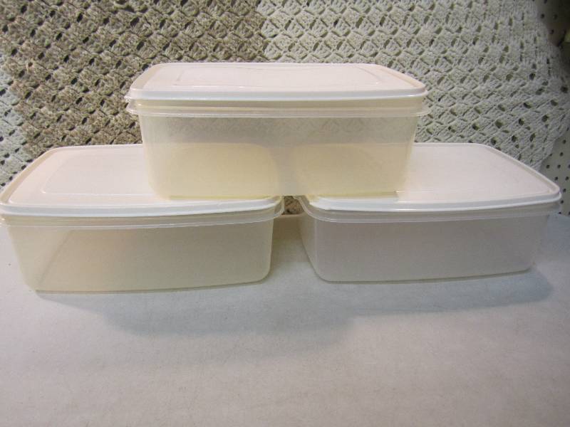 lot 37 image: 3 Large Rubbermaid #8s Servin Sav...