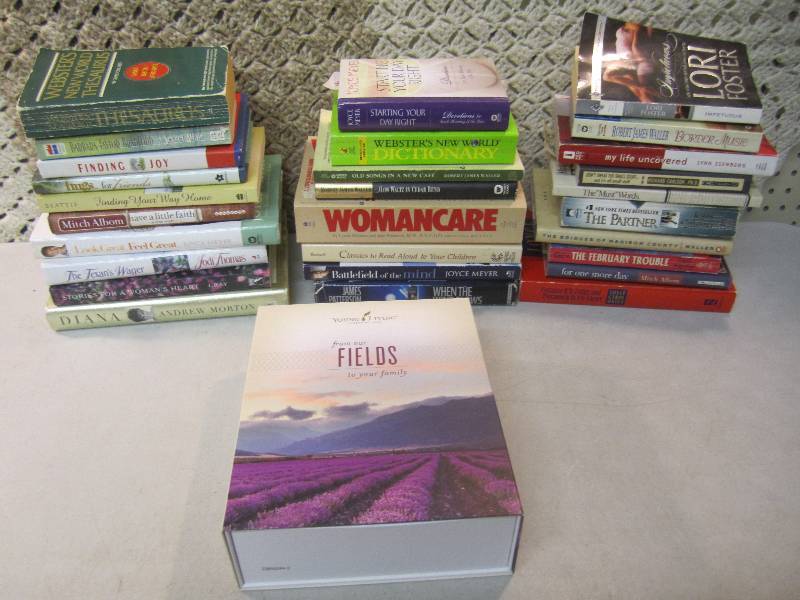 lot 70 image: Lot of Misc Books and Essential Oil...
