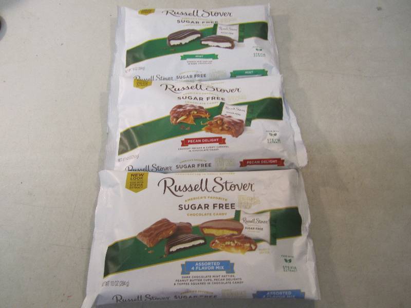 lot 83 image: Mixed Lot of 3 Bags Russell Stover ...