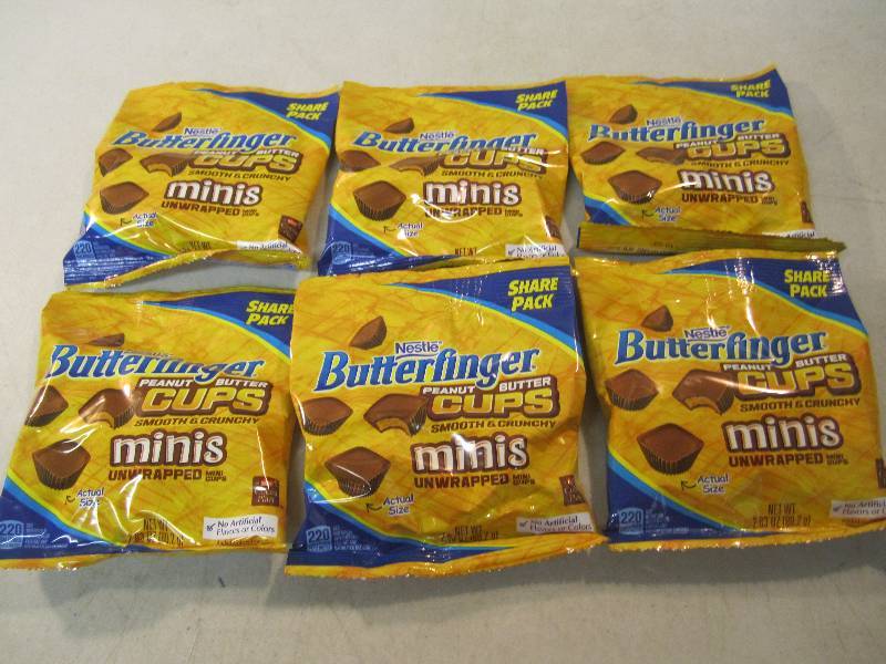 lot 94 image: 6 Bags Butterfinger Peanut Butter C...