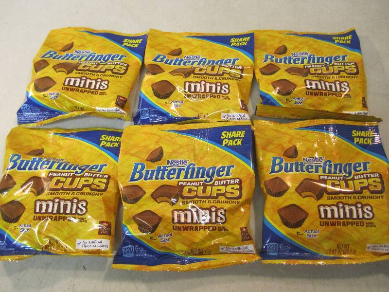 lot 95 image: 6 Bags Butterfinger Peanut Butter C...