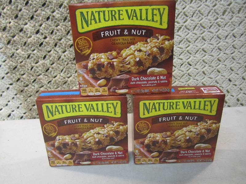 lot 130 image: 3 Boxes of Nature Valley Granola Ba...