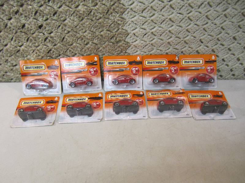 lot 140 image: 10 Matchbox Concept 1 Beetles  E-1...