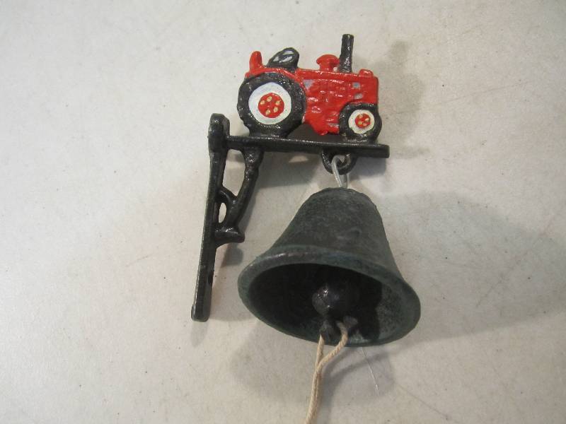 lot 141 image: Cast Iron Bell and Mounting Bracket...