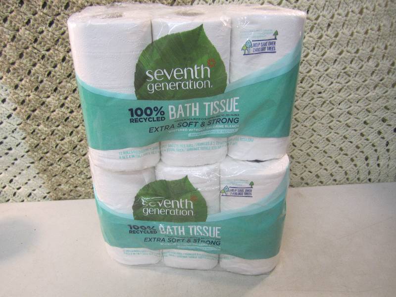 lot 142 image: 24 Rolls 2-Ply Bath Tissue 2 packs ...