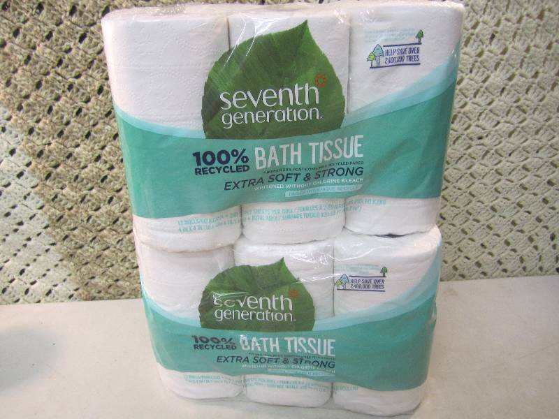 lot 143 image: 24 Rolls 2-Ply Bath Tissue 2 packs ...