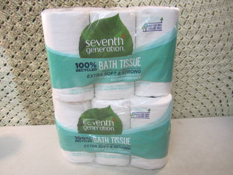 lot 145 image: 24 Rolls 2-Ply Bath Tissue 2 packs ...