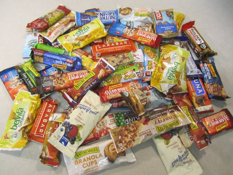 lot 214 image: Large Lot of Misc Granola and Power...