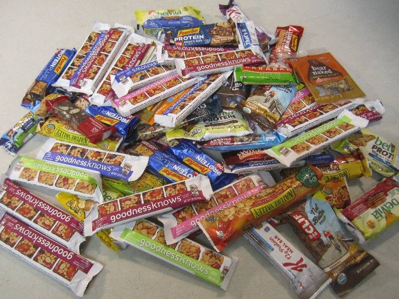 lot 215 image: Large Lot of Misc Granola and Power...