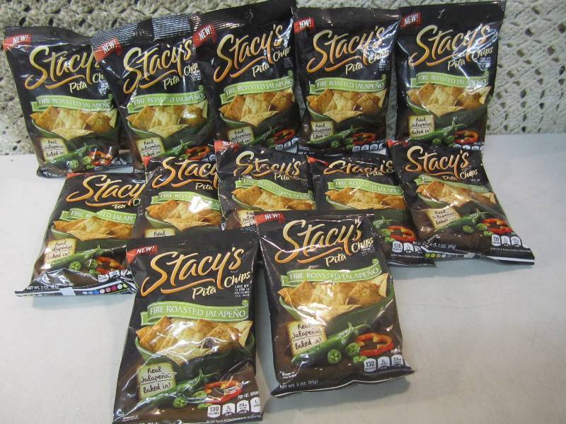 lot 241 image: 12 Bags of Stacys Pita Chips Fire R...