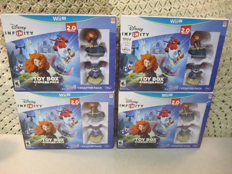 lot 249 image: 4 Disney Infinity 2.0 Toy Box Start...